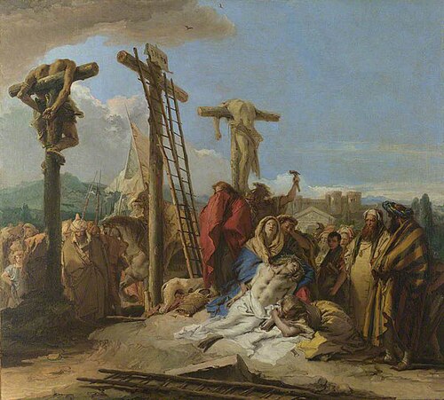 The Lamentation at the Foot of the Cross, 1755, Giandomenico Tiepolo