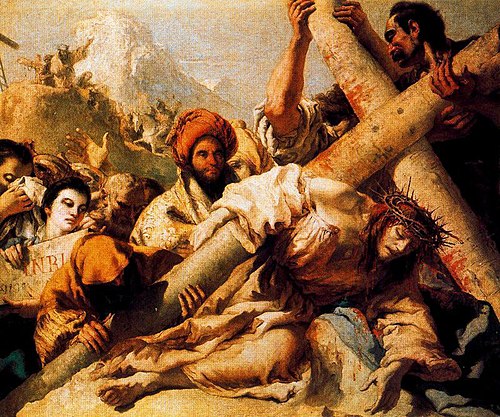 Christ falls on the Way to Calvary, 1750, Giandomenico Tiepolo