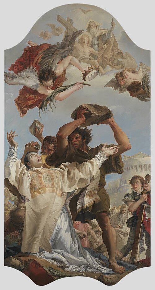Steinigung des hl. Stephanus (Kopie von Katrin König) (Kopie nach), 1754, Giandomenico Tiepolo