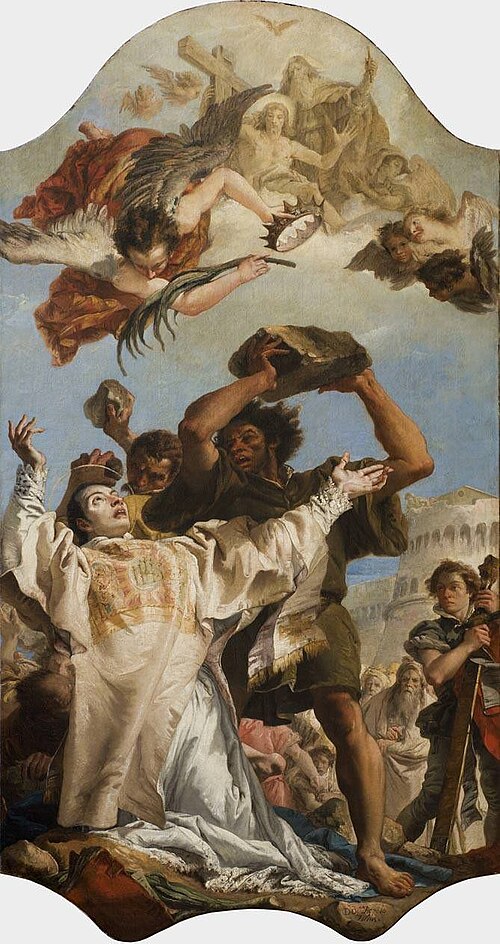 Steinigung des hl. Stephanus, 1754, Giandomenico Tiepolo