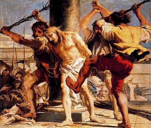 Cristo a la Columna, 1750, Giandomenico Tiepolo