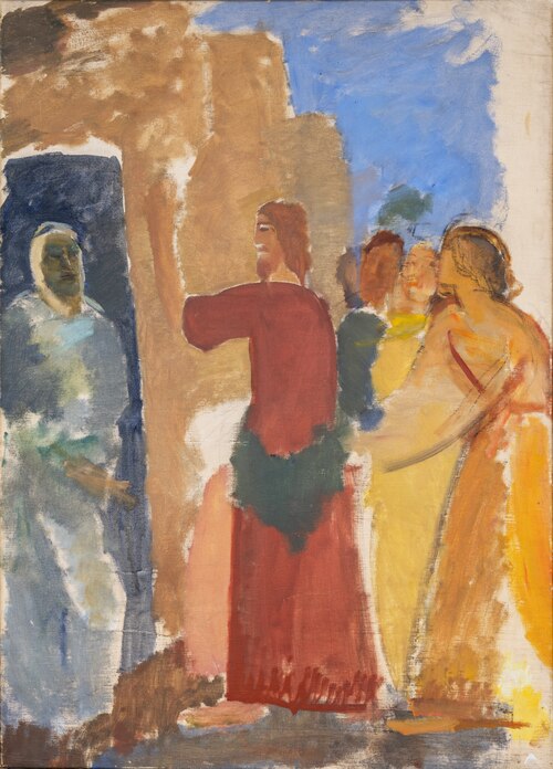 The Raising of Lazarus, 1921, Karl Isakson
