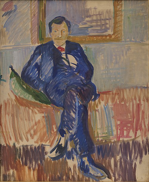 Portrait of the Painter Karl Schou, 1911, Karl Isakson