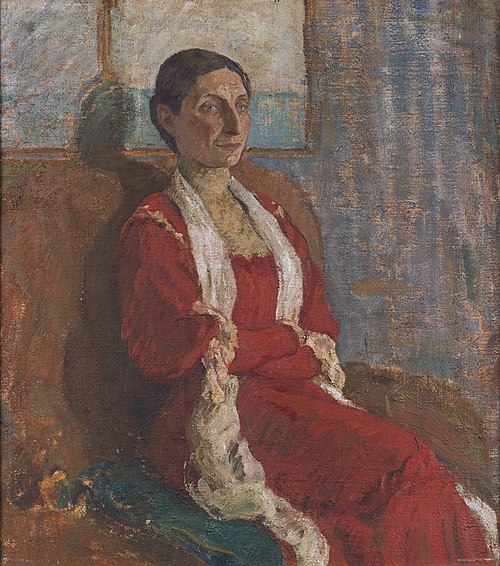 Portrait of Mrs. Bertha Brandstrup, 1909, Karl Isakson