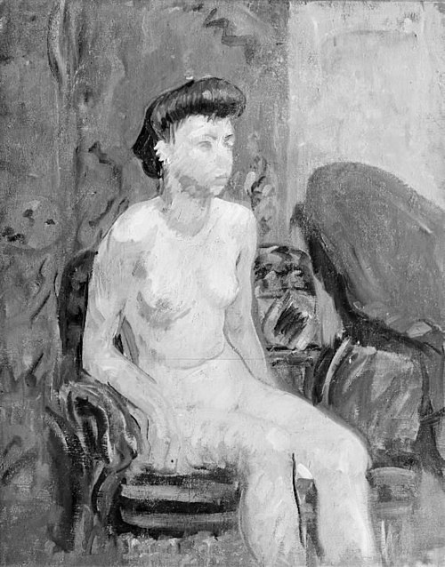 Seated Female Nude, 1908, Karl Isakson