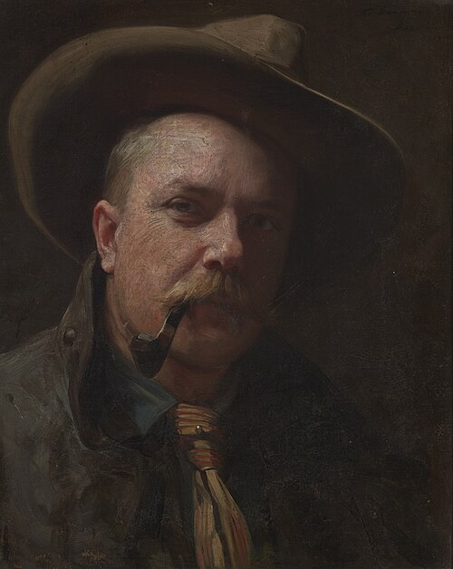 Self-Portrait in a Hat, 1901, Damazy Kotowski