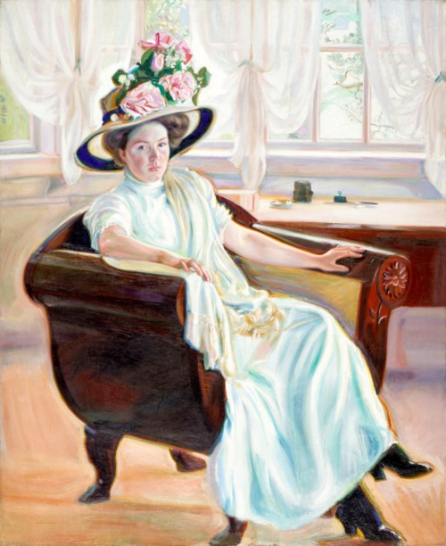 Portrait of Ann Sofie Svanljung, , Antti Favén