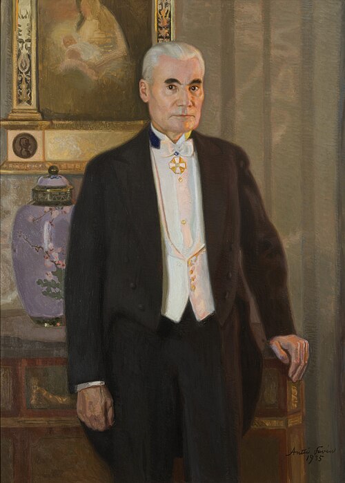 Portrait of Emil Aaltonen, 1935, Antti Favén