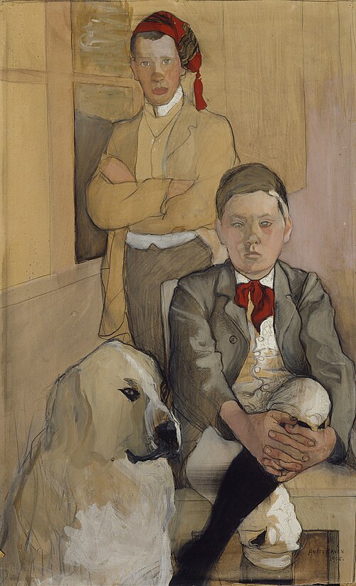 Family Portrait, 1905, Antti Favén