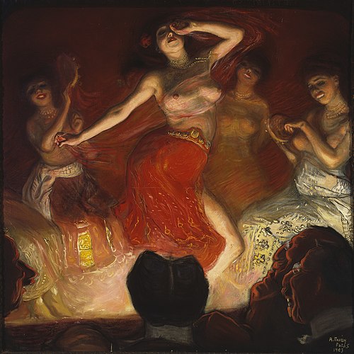 Belly Dancer, 1903, Antti Favén