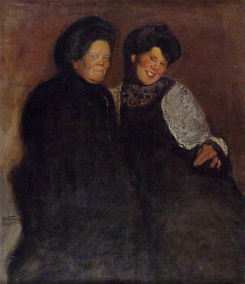 Two Women, 1905, Antti Favén