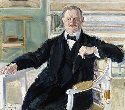 Portrait of Jean Sibelius, 1913, Antti Favén