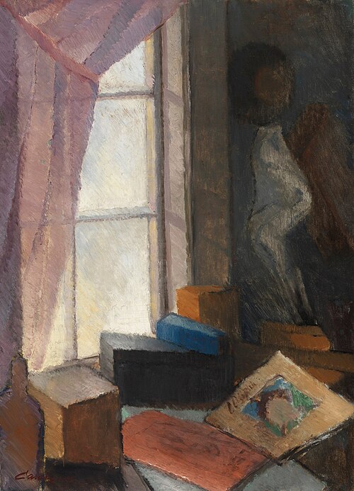 Ikkunan äärellä, 1918, Alvar Cawén
