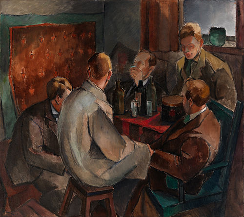 Members of The November Group, 1921, Alvar Cawén