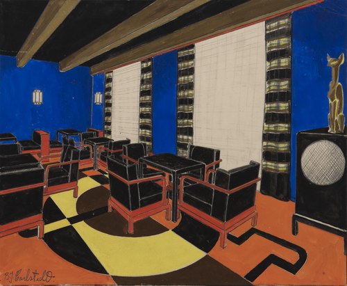 Le Chat Doré. Projet 2, 1929, Birger Carlstedt