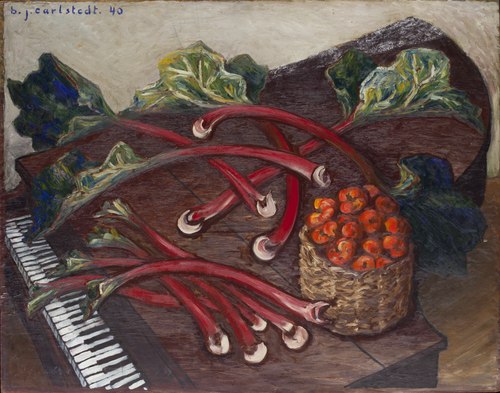 Nature morte avec legumes, 1940, Birger Carlstedt