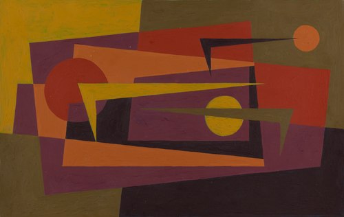 Composition abstraite, , Birger Carlstedt