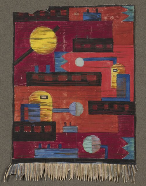 Design for Mat 533, 1929, Birger Carlstedt