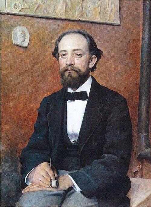 Portrait of Walter Runeberg, 1879, Gunnar Berndtson