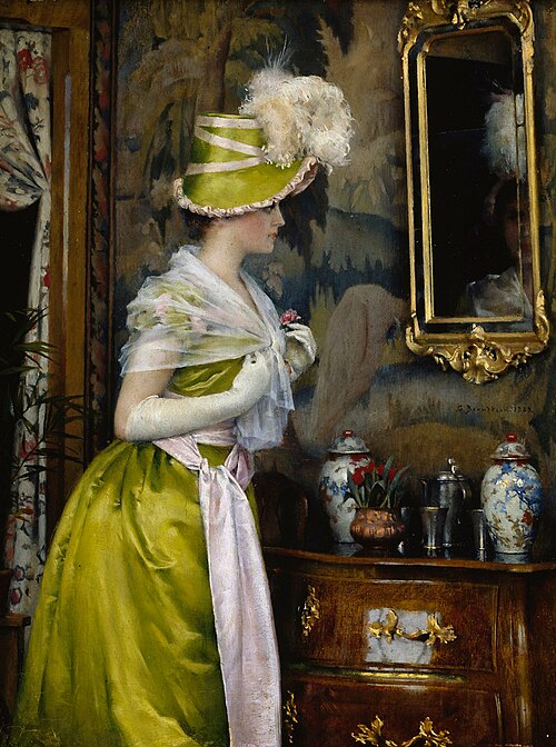 The Mirror ; The Toilet, 1889, Gunnar Berndtson