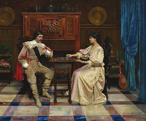 Chess Players, 1878, Gunnar Berndtson