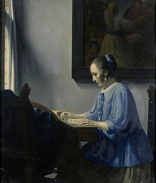 Woman reading music, 1937, Han van Meegeren