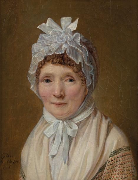 Portrait de femme âgée en buste, 1805, Pauline Auzou