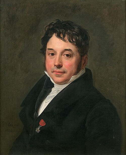Portrait of a man, 1824, Pauline Auzou