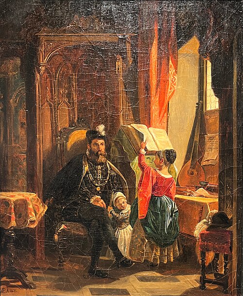 Scène de l’époque d’Henri II, 1834, Pauline Auzou
