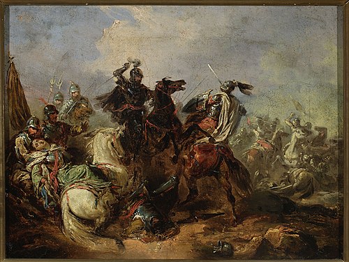 Battle of Lithuanians with the Teutonic knights, , Henryk Pillati