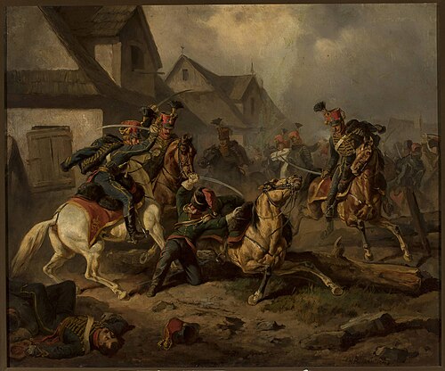 Death of Berek Joselewicz., 1867, Henryk Pillati