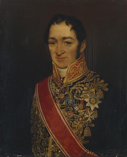 Portrait of the Actual State Councillor Ivan Lazarev, 1844, Eugène Pluchart