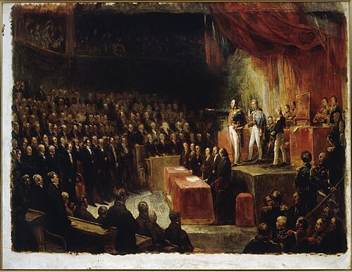 Louis-Philippe prêtant serment devants les chambres, le 9 août 1830, 1830, Ary Scheffer