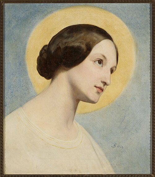 Portrait of Eliza Krasińska, 1849, Ary Scheffer