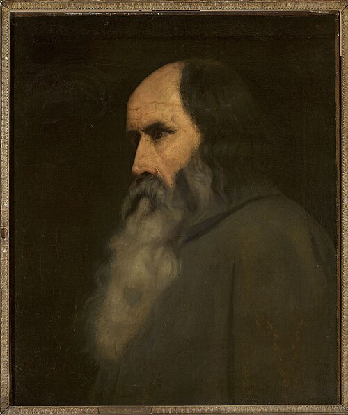 Portrait of an old man (Berthold Schwarz?), 1850, Ary Scheffer