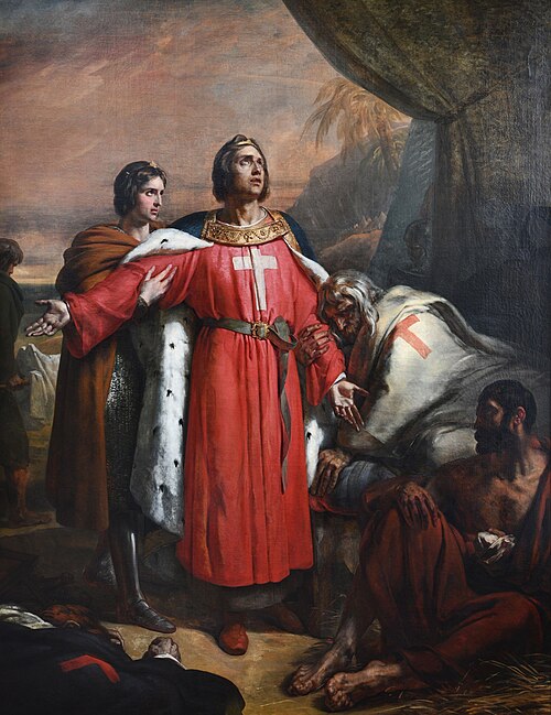 Saint Louis visitant les pestiférés, 1822, Ary Scheffer