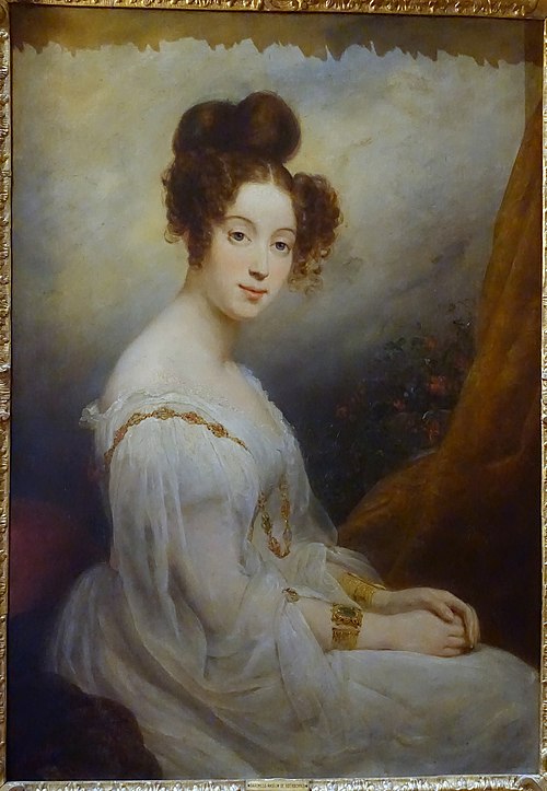 Charlotte Rothschild (1807–1859), Baroness Anselm de Rothschild, 1827, Ary Scheffer