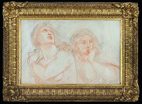 Studie voor 'Allegorie op 2 december 1851', , Ary Scheffer