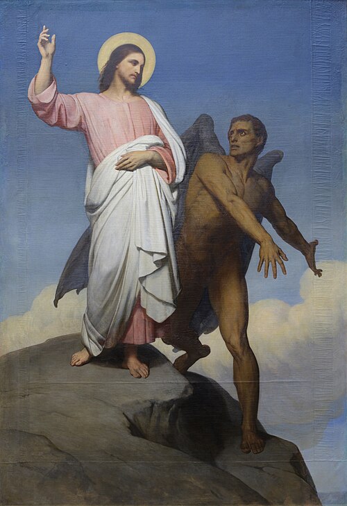 La tentation du Christ, 1862, Ary Scheffer