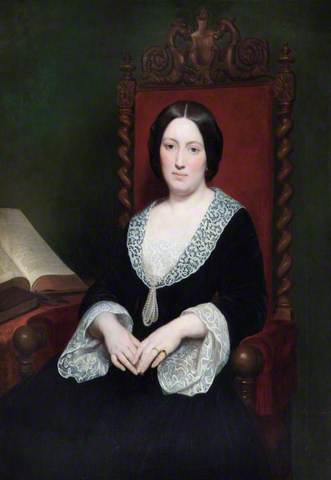 Julie Salis Schwabe (1819–1896), 1850, Ary Scheffer