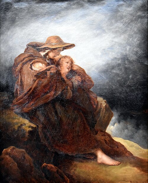 Marée montante, 1823, Ary Scheffer