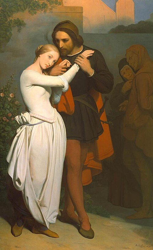 Faust et Marguerite (La séduction), 1846, Ary Scheffer