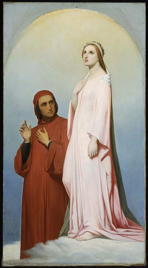 Dante et Béatrice, 1851, Ary Scheffer