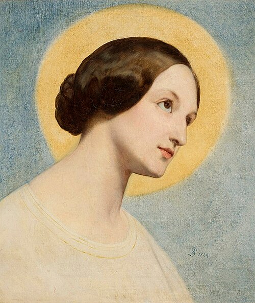 Portrait d'Elżbieta (Eliza) Krasińska née Branicka., 1849, Ary Scheffer