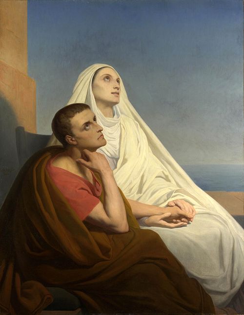 Saints Augustine and Monica, 1846, Ary Scheffer