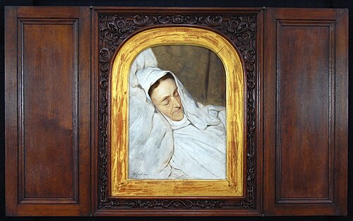 Cornelia Scheffer-Lamme op haar doodsbed, 1839, Ary Scheffer