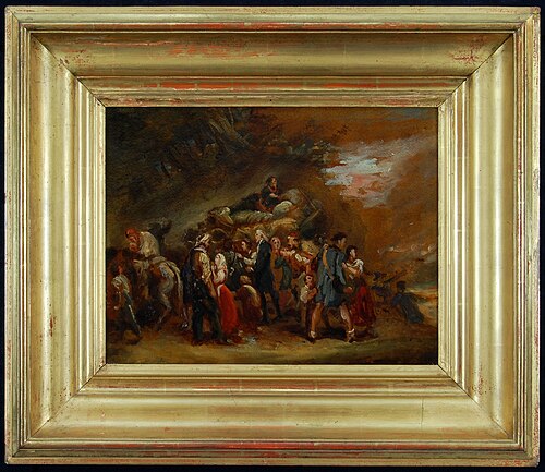 De terugtocht uit den Elzas, 1824, Ary Scheffer