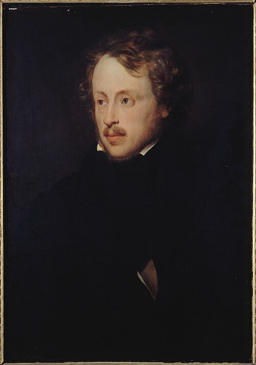 Portrait of Karel Arnoldus Scheffer, 1838, Ary Scheffer