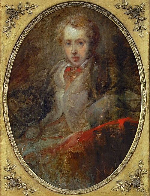 Schets voor een portret van een onbekend jongmensch, , Ary Scheffer
