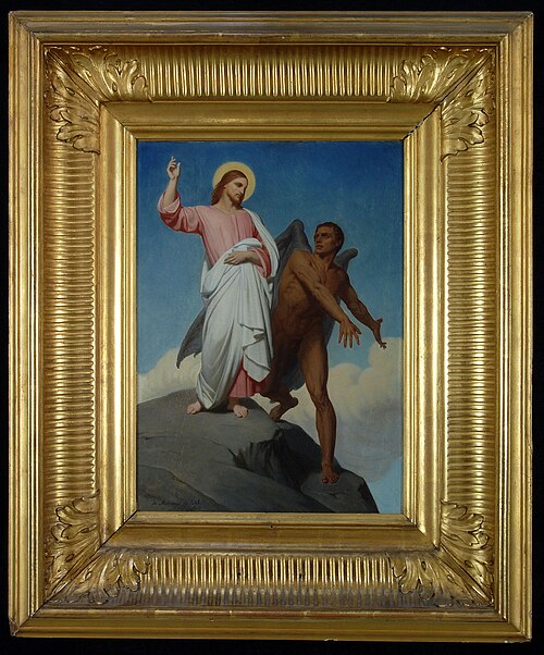 De verzoeking van Christus, , Ary Scheffer